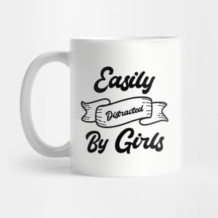 Easily Distracted By Girls - Lesbian Mug